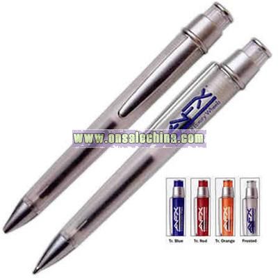 Translucent ballpoint pen
