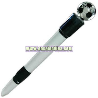 Soccer top - Light-up ballpoint pen