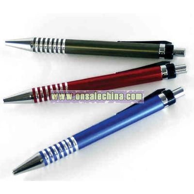 Colorful aluminum ballpoint pen