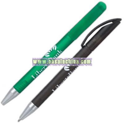 Medium point twist action stick pen