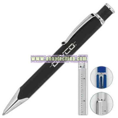 Pilar - Ballpoint pen with top-twist mechanism and triangular barrel