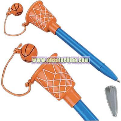 Basketball hoop pens