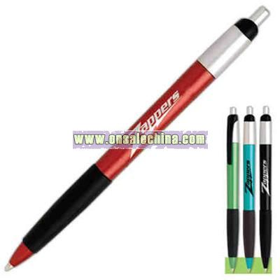 Retractable mechanism pen with comfortable black grip