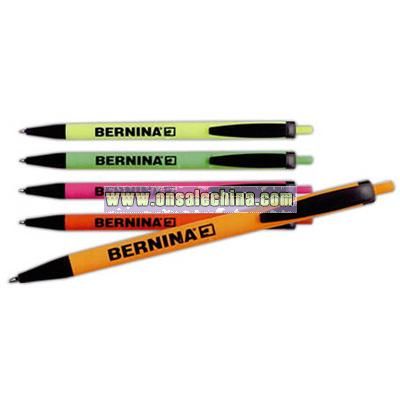 Neon barrel colors - Retractable ballpoint pen