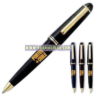 Classic pen with German jumbo black ink refill and Swiss nibs