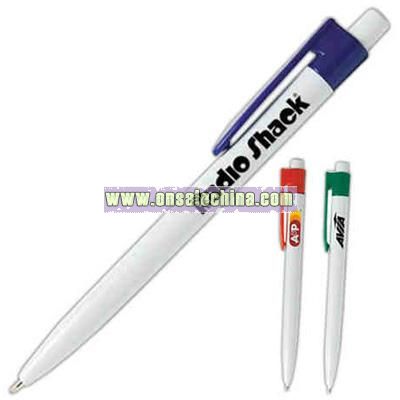 Biodegradable slender ballpoint pen