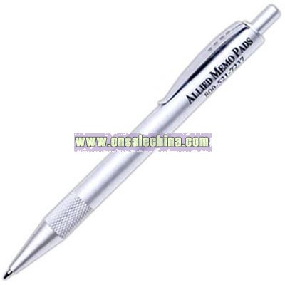 Ball point pen with diamond style grip