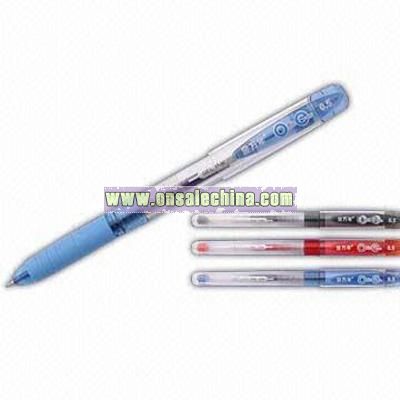 Office Mate Gel Ink Pens with Rubber Handle
