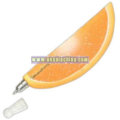 Orange slice shape ballpoint pen
