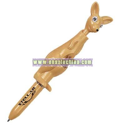 Kangaroo shape ballpoint pen