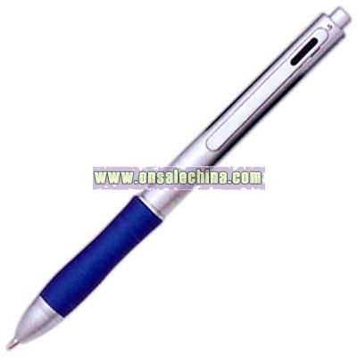 Four in one pen with rubber grip