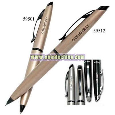 Sleek styled ballpoint pen