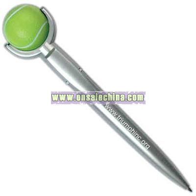 Tennis ball design topper - Ballpoint pen