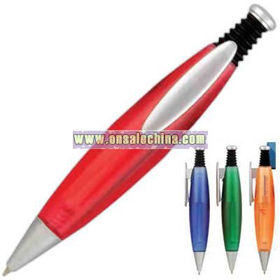 Plastic ballpoint pen