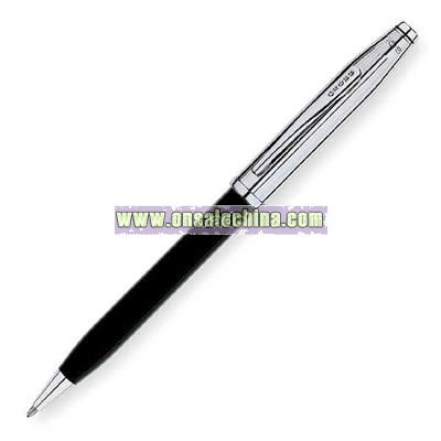 Cross (TM) Century II - Translucent black lacquer / chrome ballpoint pen