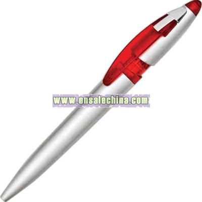 Plunger action pen
