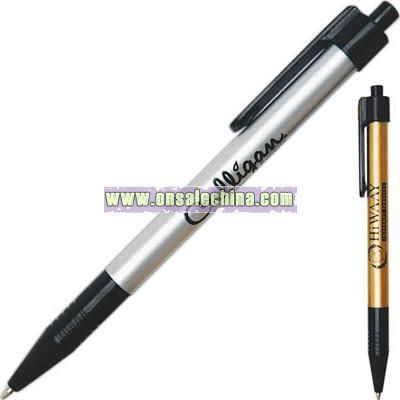 Plastic retractable pen