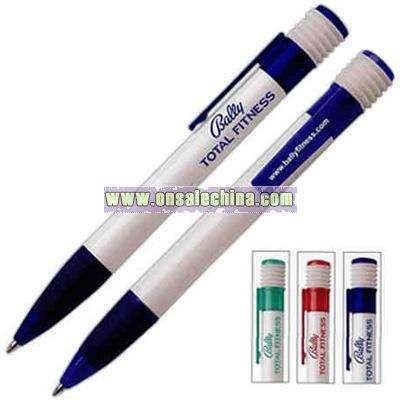 Retractable wide body ballpoint pen