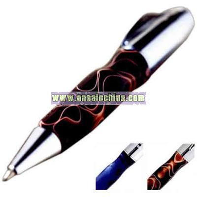 liquid marble lacquer lower barrel ballpoint pen