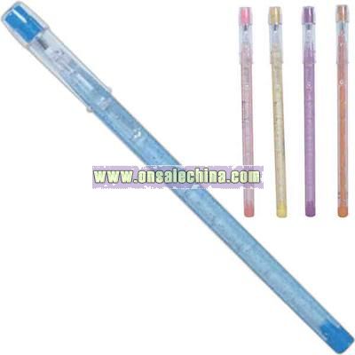 Non-sharpening glitter pencil