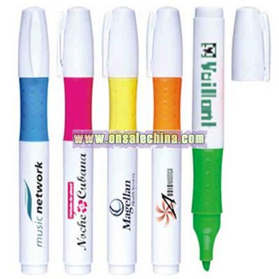 Bright colored neon highlighter