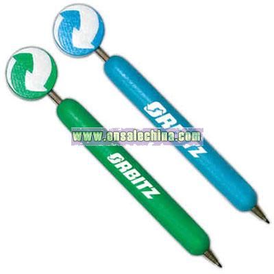 Green recycle - Eco-friendly wooden ballpoint pen with display top