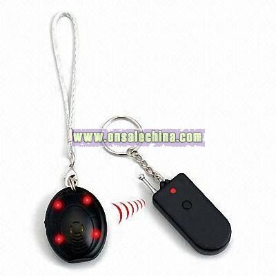 1-on-1 Radio Frequency Remote Control Keyfinder with Rotary LED
