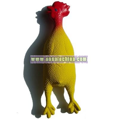 Latex Squeaky Chicken Dog Toy