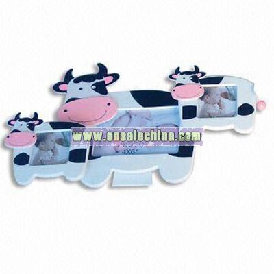 Cow Shaped Wooden Photo Frames