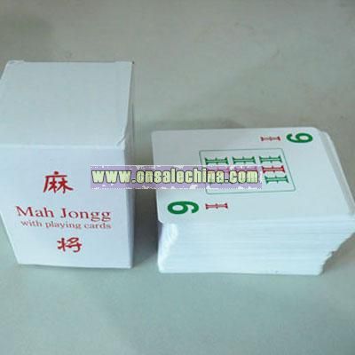 MAH JONGG with Playing Card