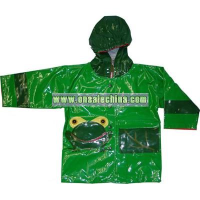 Children's Frog Raincoat