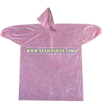 Disposable Plastic Raincoat