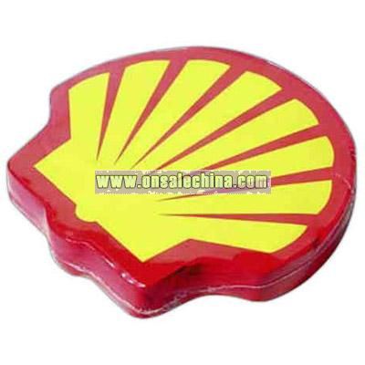 Shell shaped compressed t-shirt
