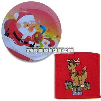 Promotional Compressed Towel for Xmas Gifts