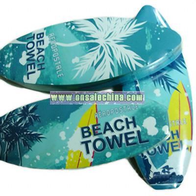 Surf board Compressed Beach Towel