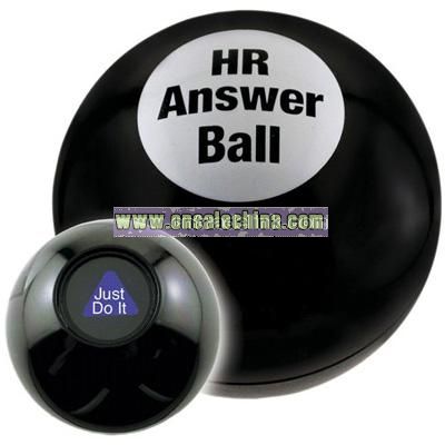 Silver answer ball