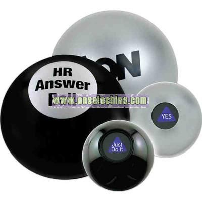 Black magic answer ball with 20 possible answers