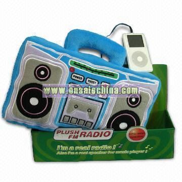 Plush Radio with MP3 Connector