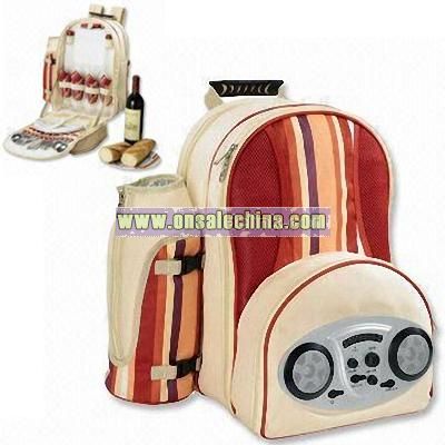 Picnic Backpack with Radio