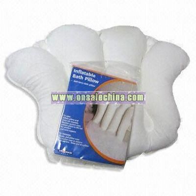 Inflatable Bath Pillow with Radio