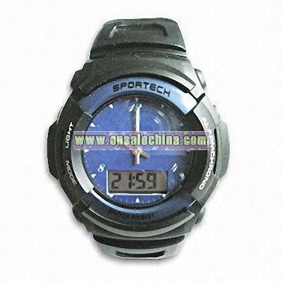 Quartz Analog Radio-controlled Watch with Automatic Calendar