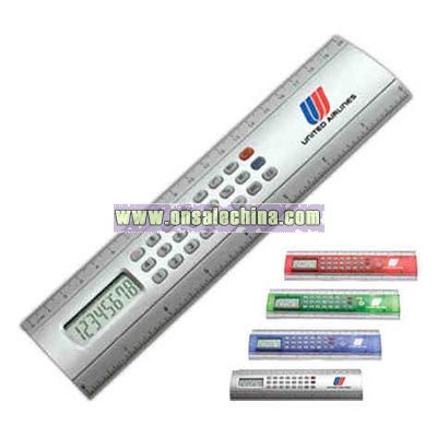calculator ruler combo