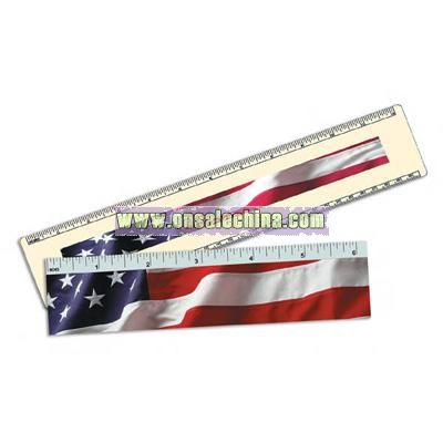 American flag ruler