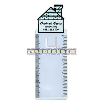 House - Combination bookmark with 3x power magnifier and 5