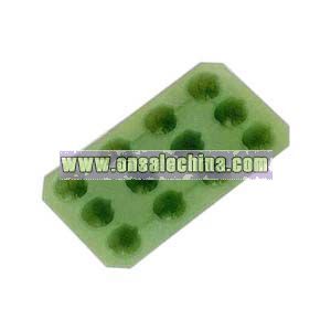 Apple shapes silicone ice tray