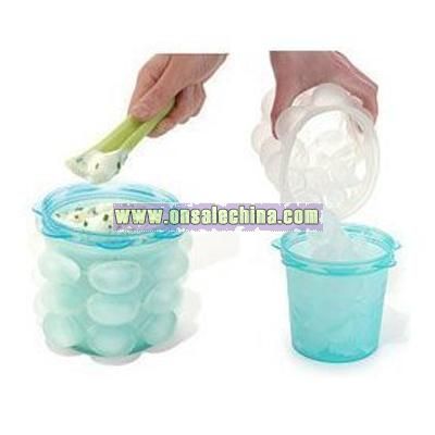 Fusionbrands Ice Orb Silicone Vertical Ice Cube Tray