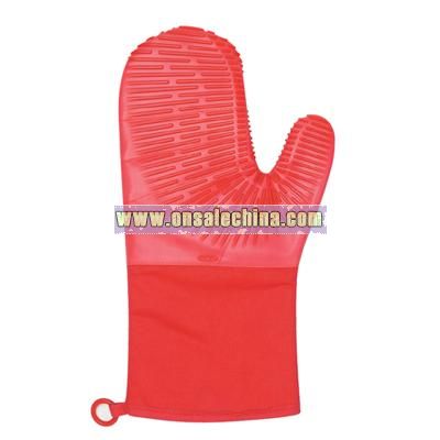 Silicone Oven Mitt with Magnets