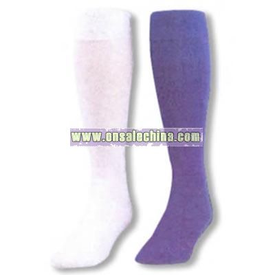 Solid color soccer or football tube sock