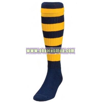 Custom acrylic nylon soccer socks