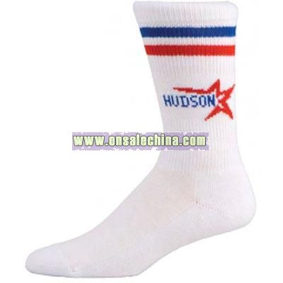 Custom lacrosse / basketball crew sock